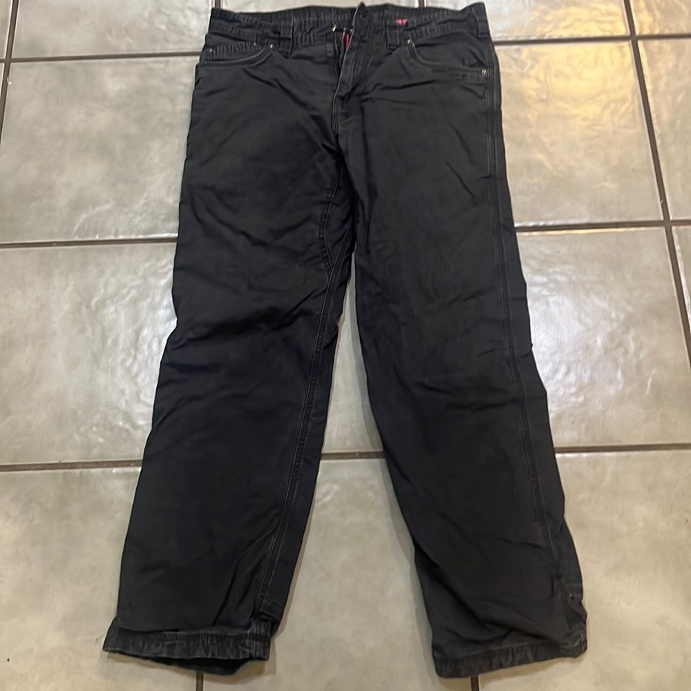 Prana flannel lined pants